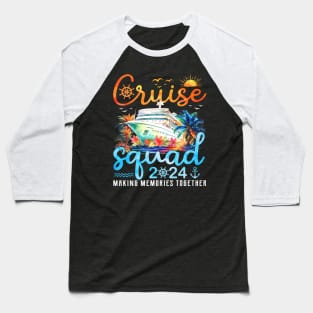 Cruise Squad 2024 Family Group Matching Summer Vacation Baseball T-Shirt